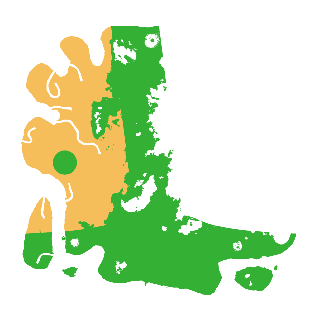 Biome Rust Map: Procedural Map, Size: 3500, Seed: 396