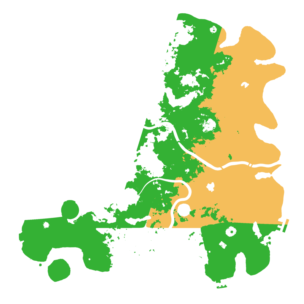 Biome Rust Map: Procedural Map, Size: 4500, Seed: 2116705044