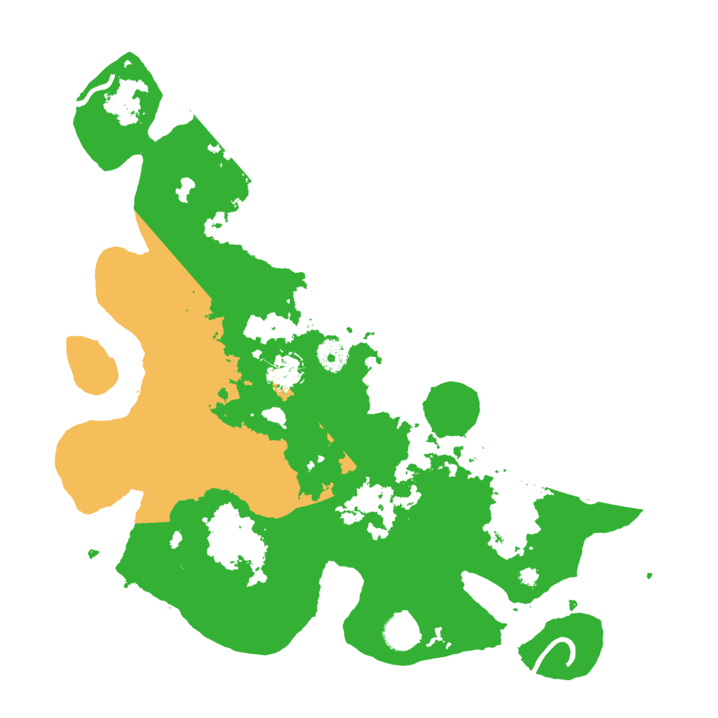 Biome Rust Map: Procedural Map, Size: 3500, Seed: 40590228