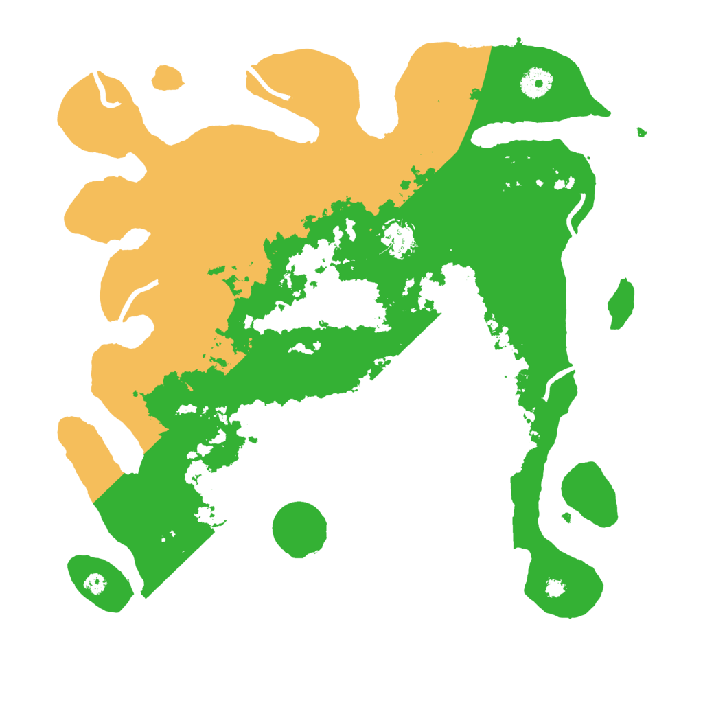 Biome Rust Map: Procedural Map, Size: 3500, Seed: 75454101