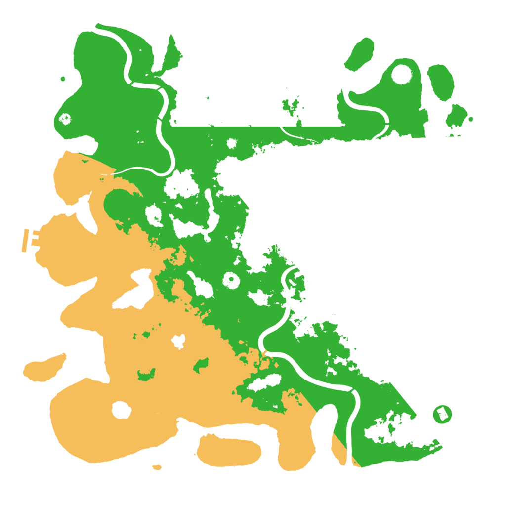 Biome Rust Map: Procedural Map, Size: 4480, Seed: 1337