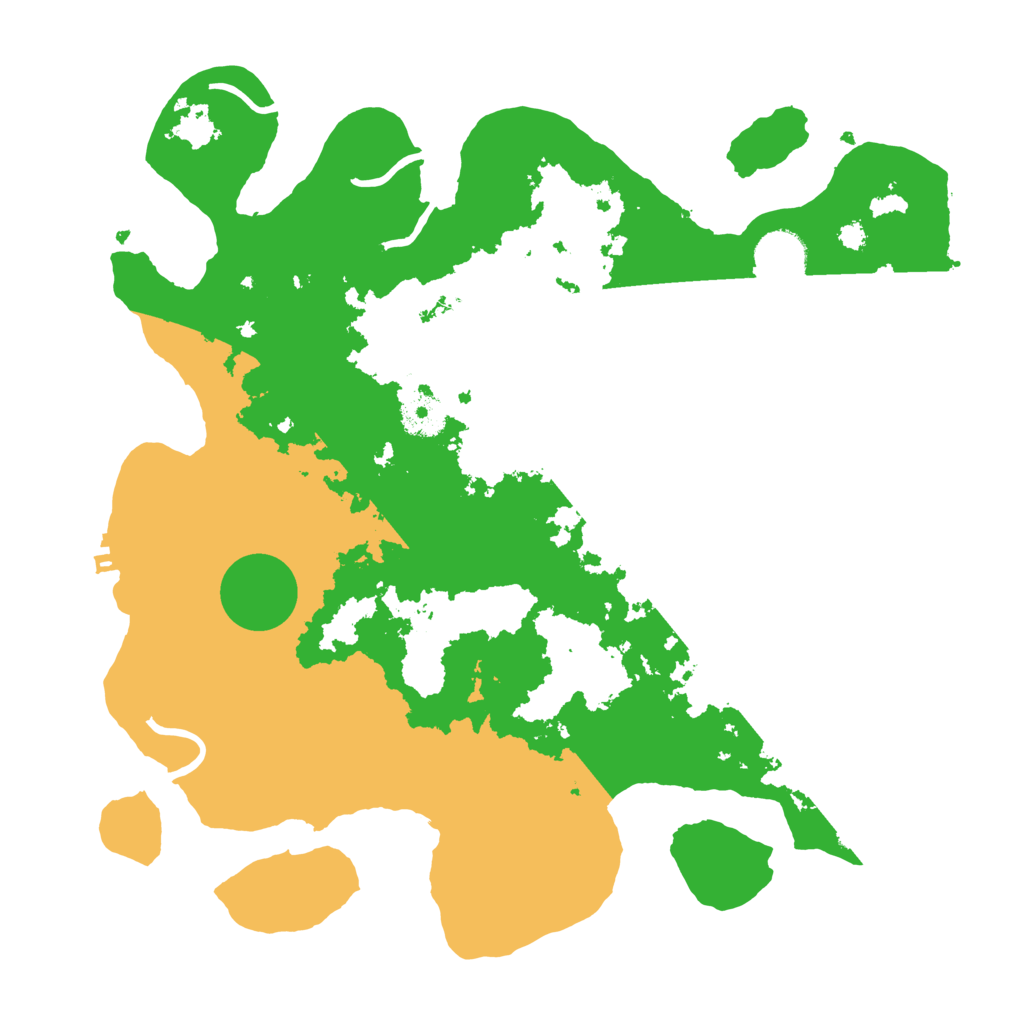 Biome Rust Map: Procedural Map, Size: 3500, Seed: 80982000