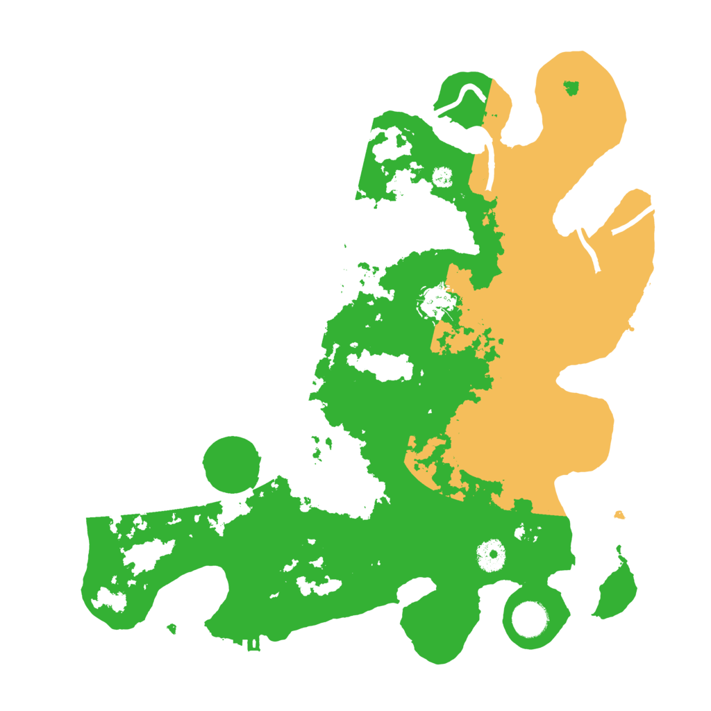 Biome Rust Map: Procedural Map, Size: 3500, Seed: 6039904