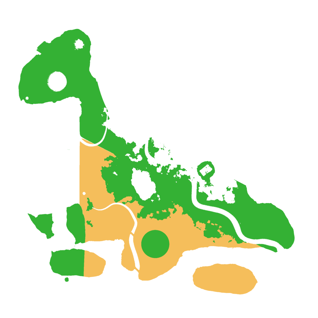 Biome Rust Map: Procedural Map, Size: 3000, Seed: 1694666551