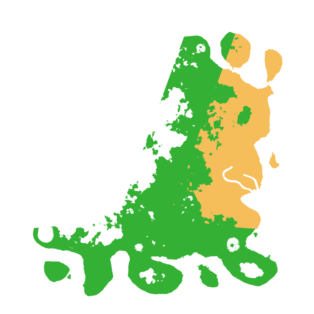 Biome Rust Map: Procedural Map, Size: 3500, Seed: 53130147
