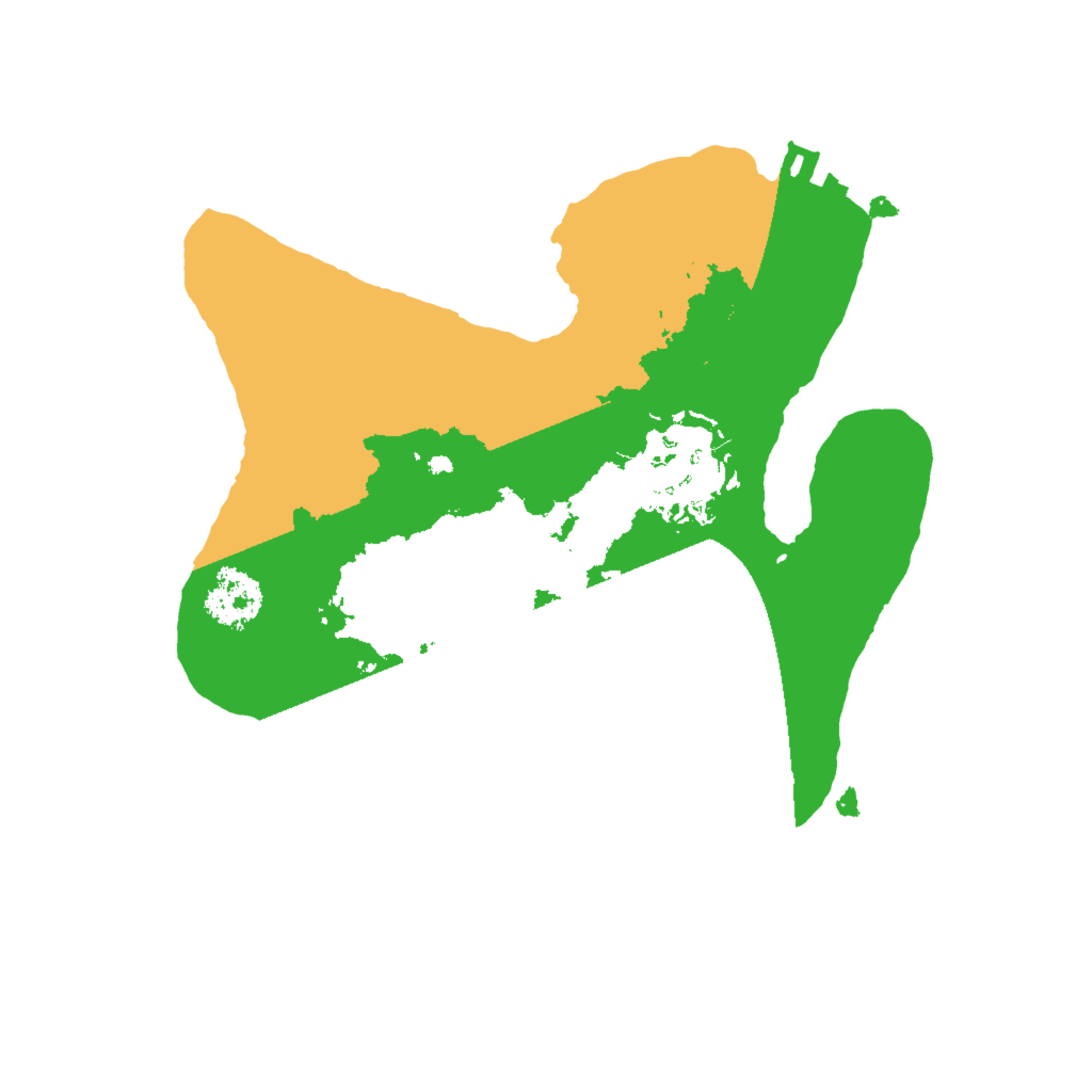 Biome Rust Map: Procedural Map, Size: 2000, Seed: 3292797