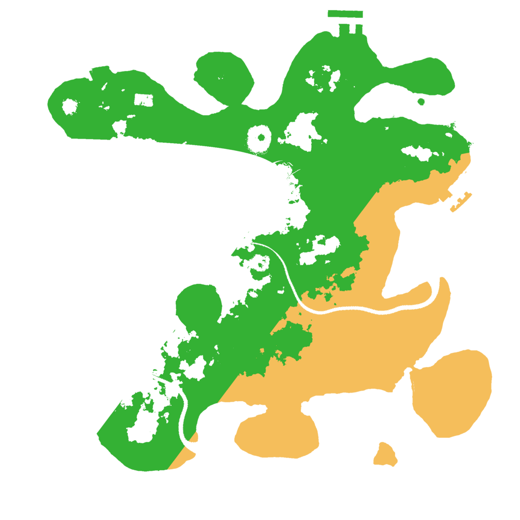 Biome Rust Map: Procedural Map, Size: 3000, Seed: 1167800594