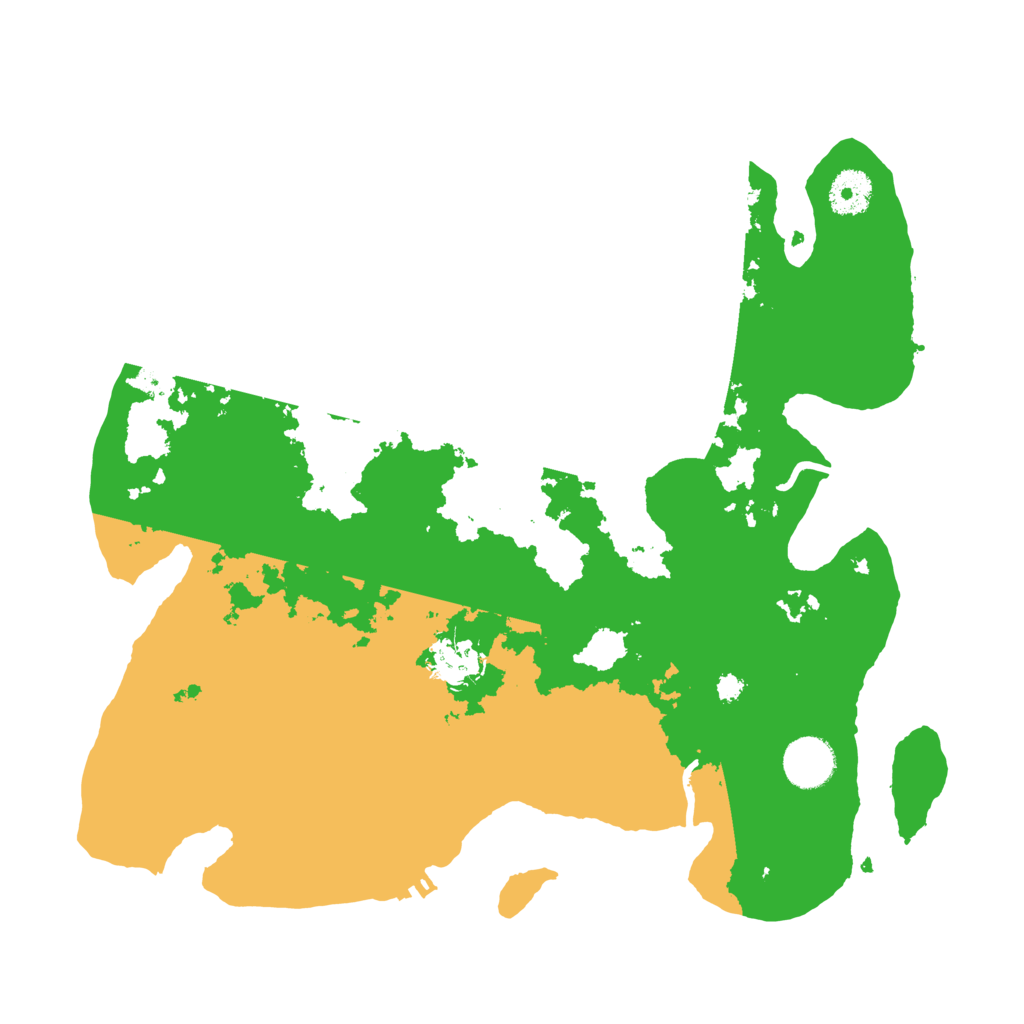 Biome Rust Map: Procedural Map, Size: 3500, Seed: 97795819