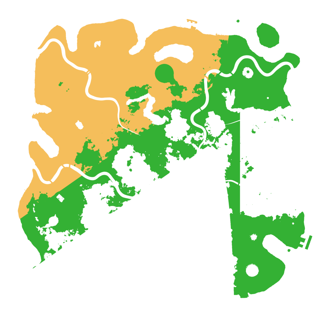 Biome Rust Map: Procedural Map, Size: 4500, Seed: 782423