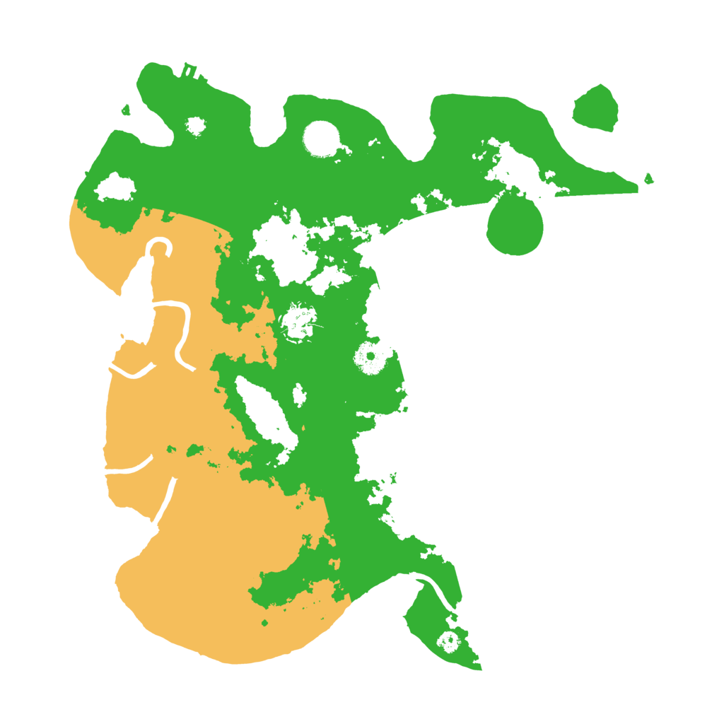 Biome Rust Map: Procedural Map, Size: 3500, Seed: 80233789