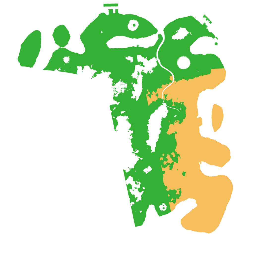 Biome Rust Map: Procedural Map, Size: 3500, Seed: 16408361