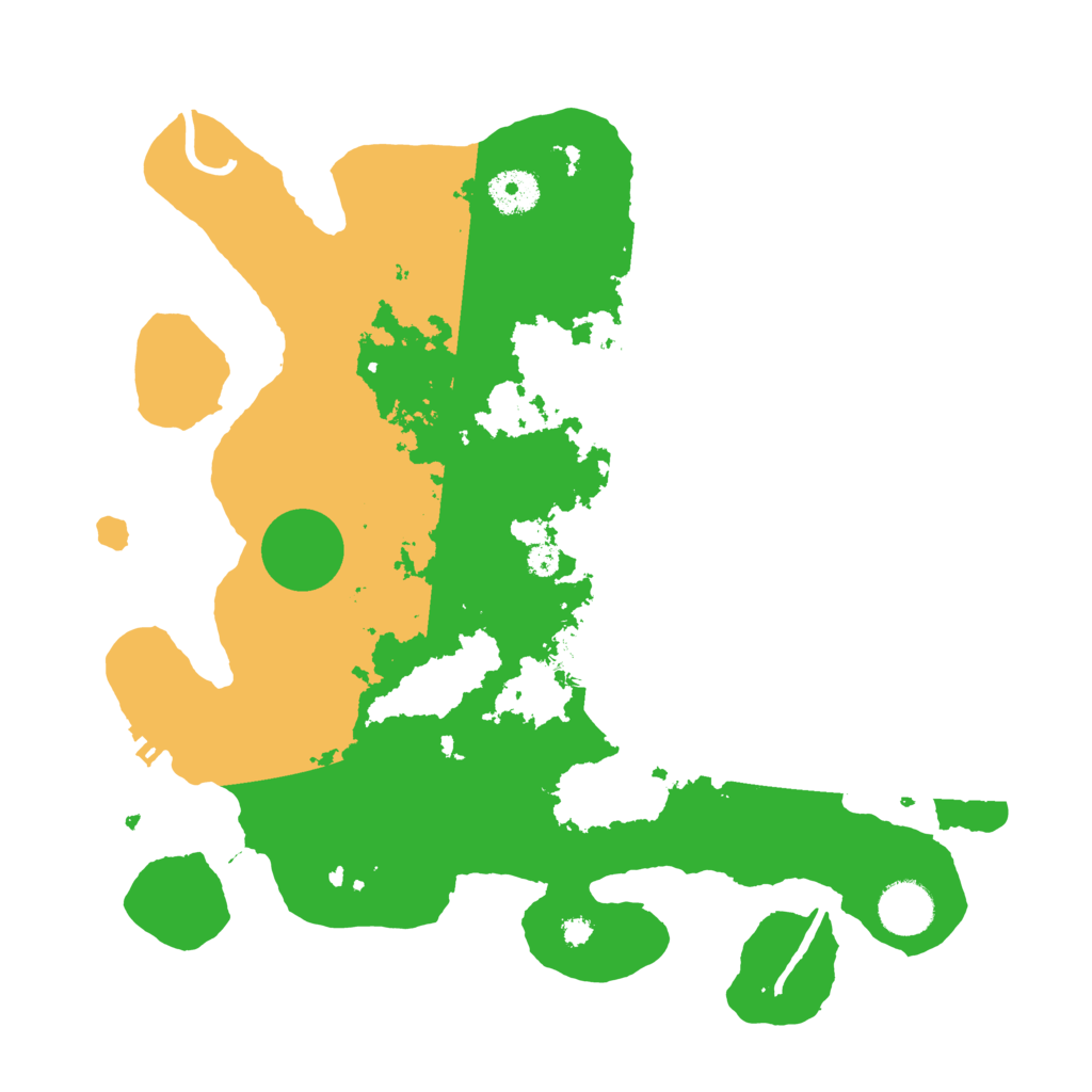 Biome Rust Map: Procedural Map, Size: 3500, Seed: 1560481