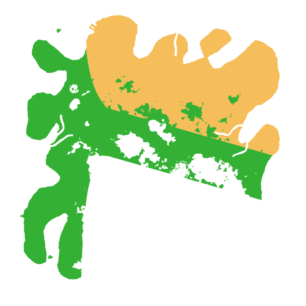 Biome Rust Map: Procedural Map, Size: 3500, Seed: 98217271