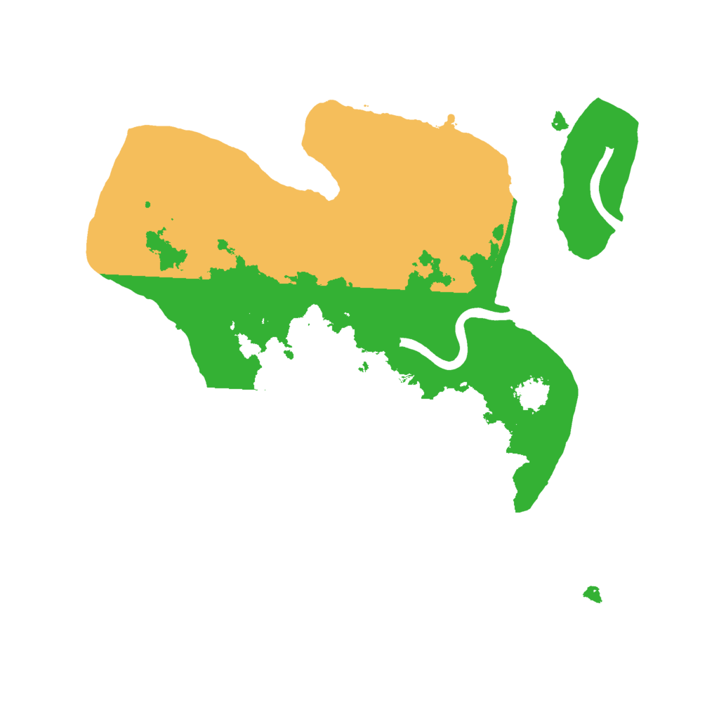 Biome Rust Map: Procedural Map, Size: 2000, Seed: 582107389