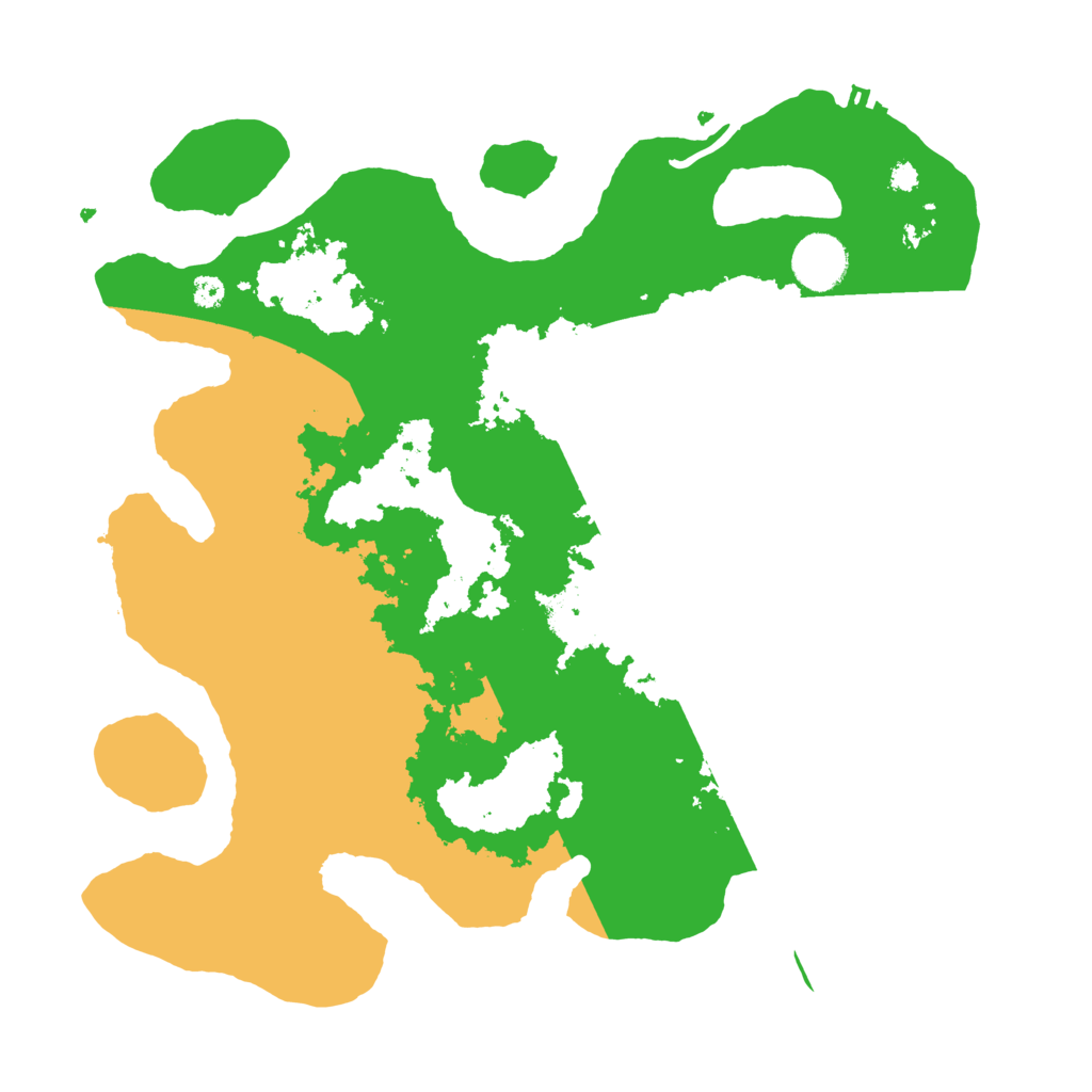 Biome Rust Map: Procedural Map, Size: 3500, Seed: 60086250