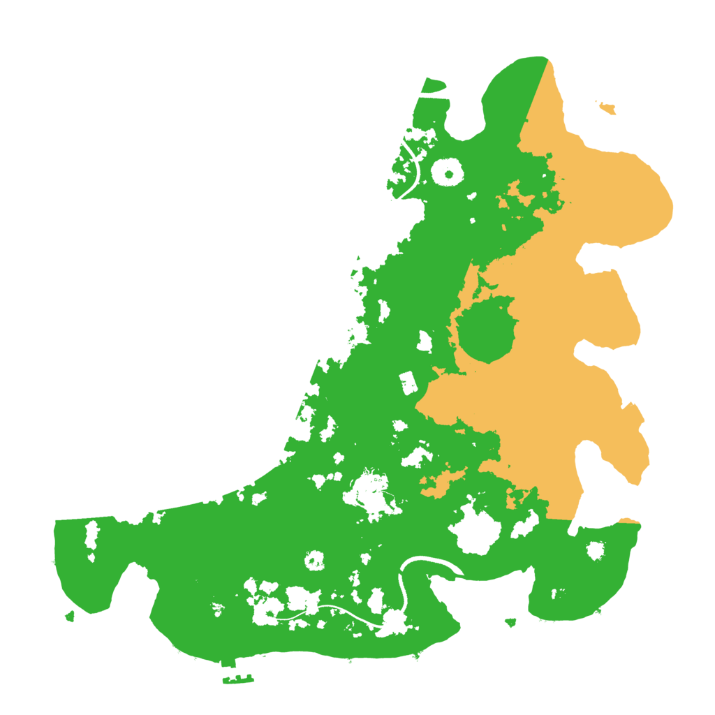 Biome Rust Map: Procedural Map, Size: 3500, Seed: 980110462