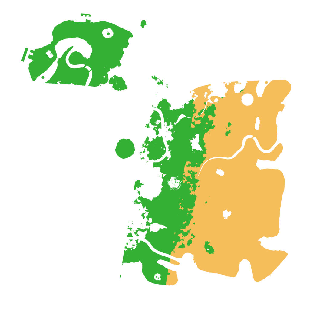Biome Rust Map: Procedural Map, Size: 4500, Seed: 658298265