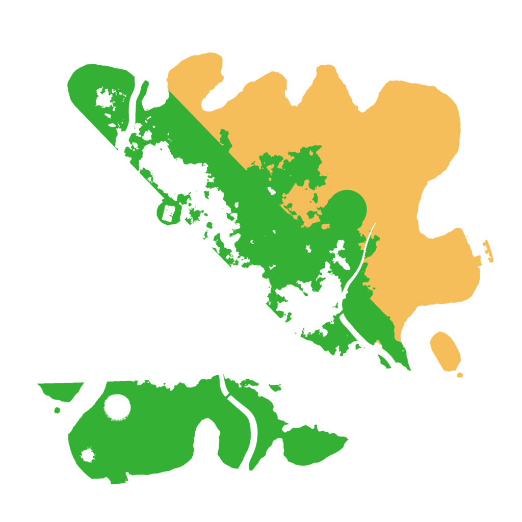 Biome Rust Map: Procedural Map, Size: 3500, Seed: 93372002