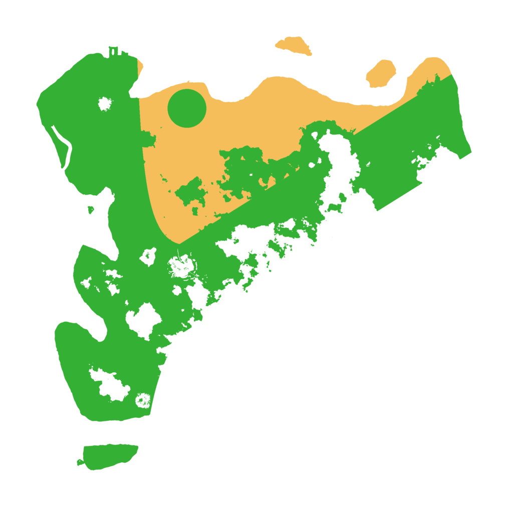 Biome Rust Map: Procedural Map, Size: 3500, Seed: 46632569