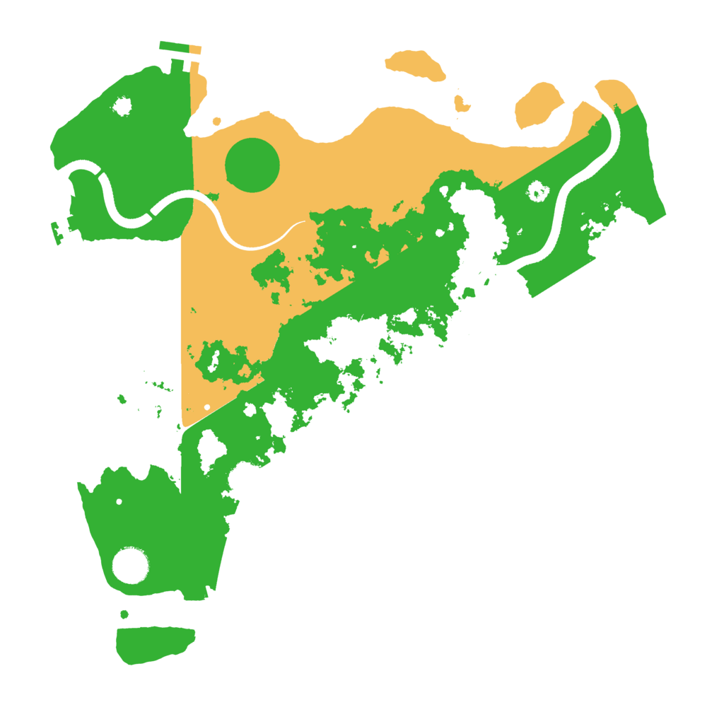 Biome Rust Map: Procedural Map, Size: 3500, Seed: 46632569
