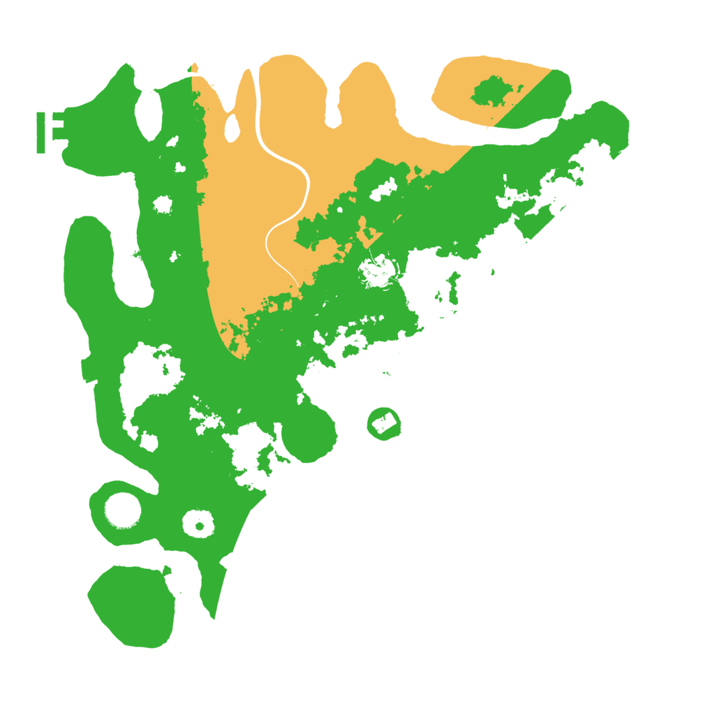 Biome Rust Map: Procedural Map, Size: 3500, Seed: 29400720