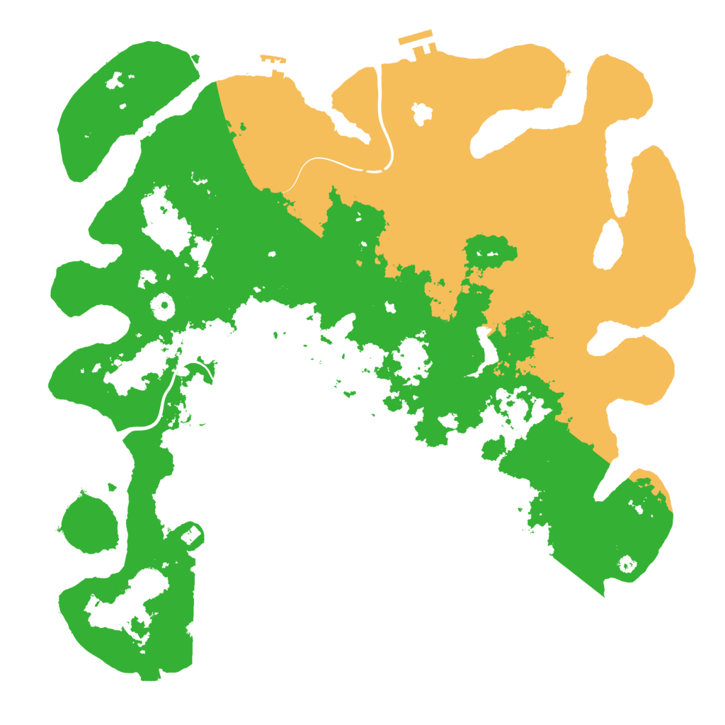 Biome Rust Map: Procedural Map, Size: 4250, Seed: 1637384517