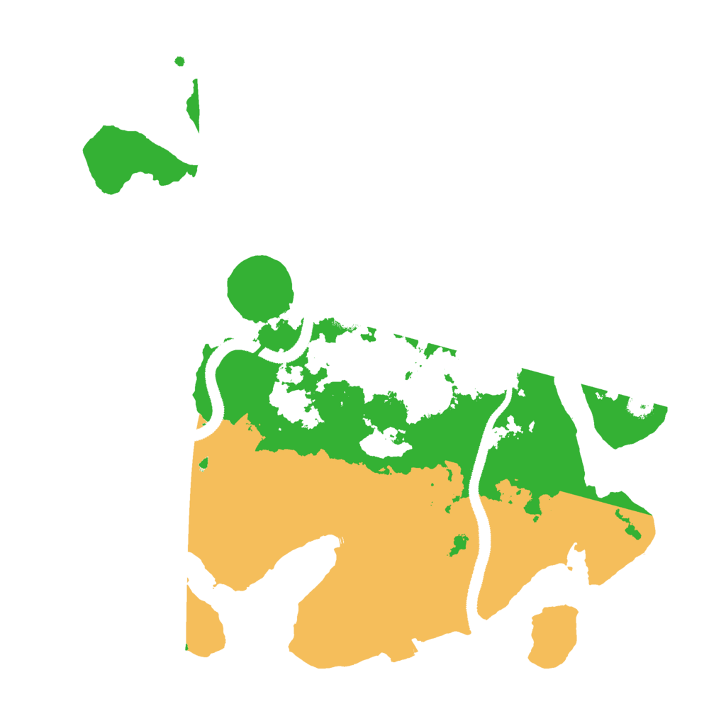 Biome Rust Map: Procedural Map, Size: 3000, Seed: 809192657