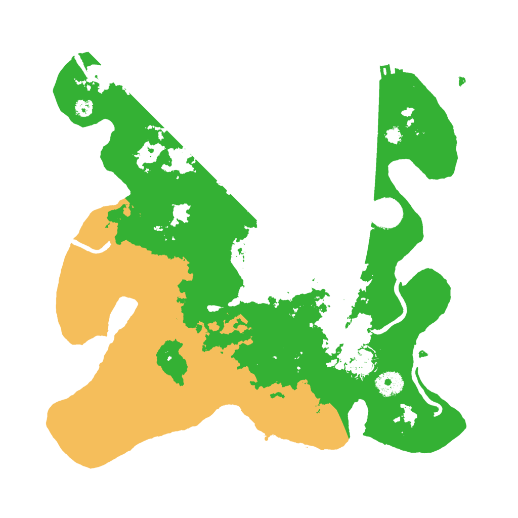 Biome Rust Map: Procedural Map, Size: 3000, Seed: 1599213911
