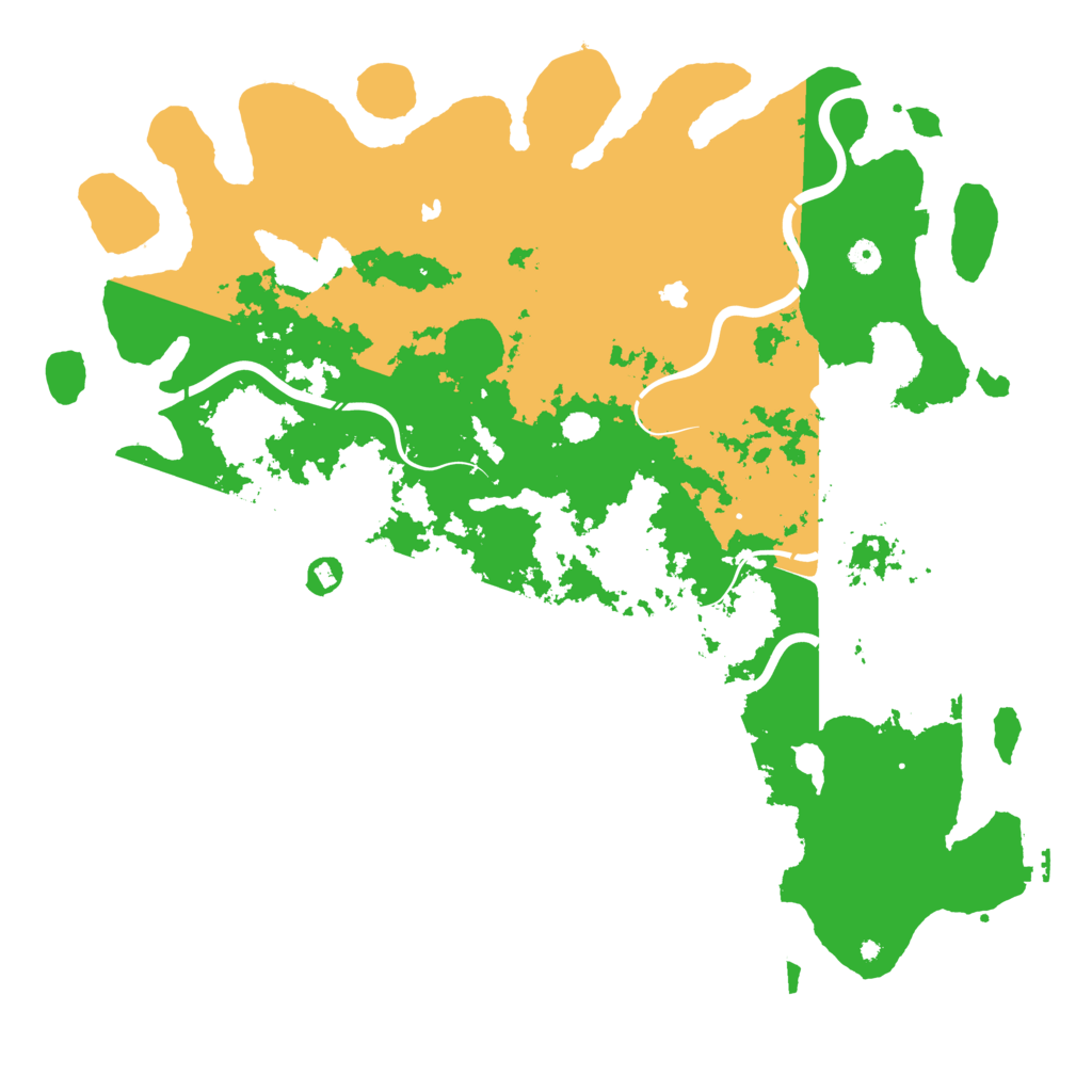 Biome Rust Map: Procedural Map, Size: 5000, Seed: 9057623
