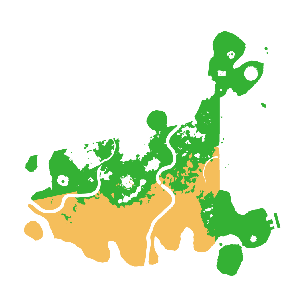Biome Rust Map: Procedural Map, Size: 3850, Seed: 146707712