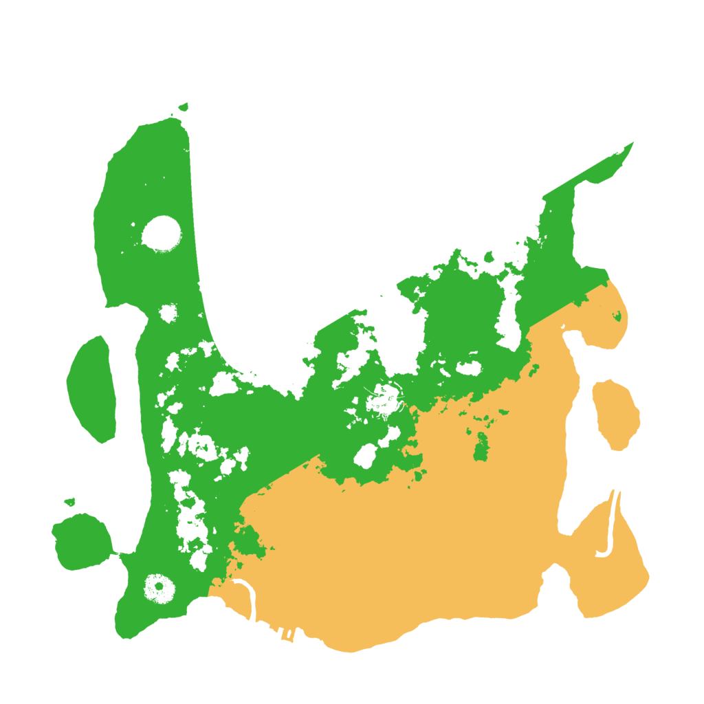 Biome Rust Map: Procedural Map, Size: 3500, Seed: 98917274