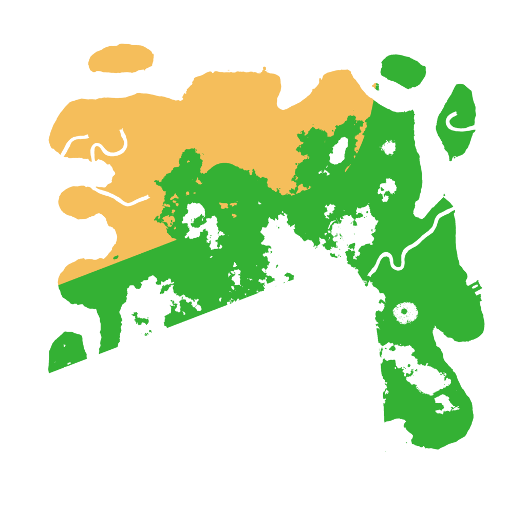 Biome Rust Map: Procedural Map, Size: 3500, Seed: 90749123