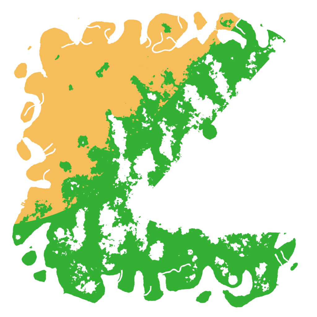 Biome Rust Map: Procedural Map, Size: 6000, Seed: 1049495503