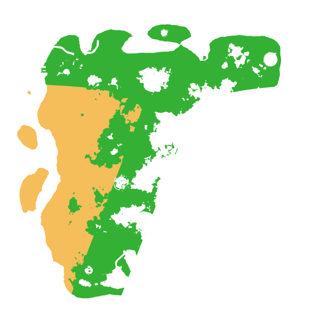 Biome Rust Map: Procedural Map, Size: 4000, Seed: 4448