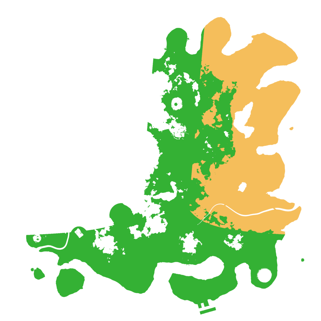 Biome Rust Map: Procedural Map, Size: 4000, Seed: 1009287253