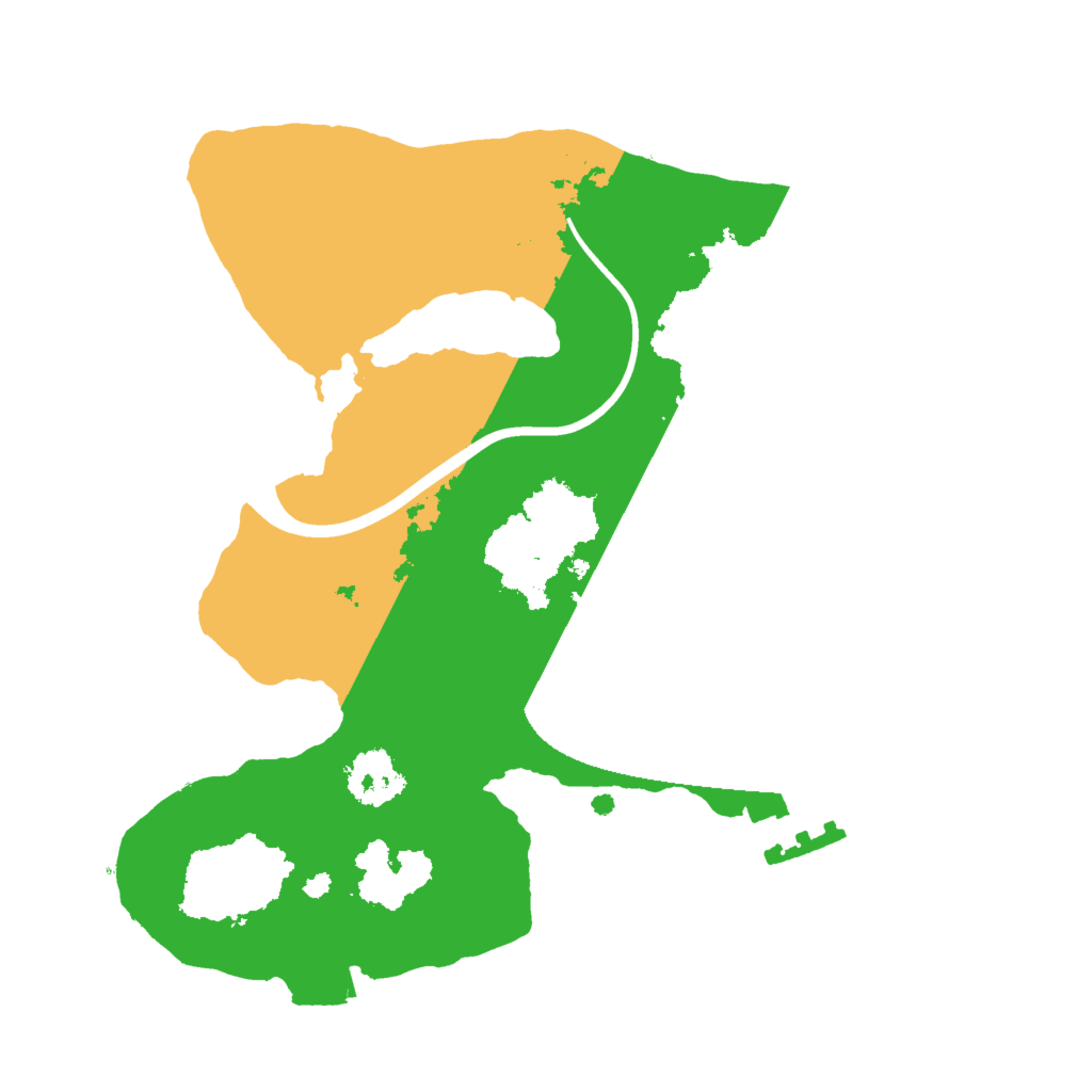 Biome Rust Map: Procedural Map, Size: 2000, Seed: 102020
