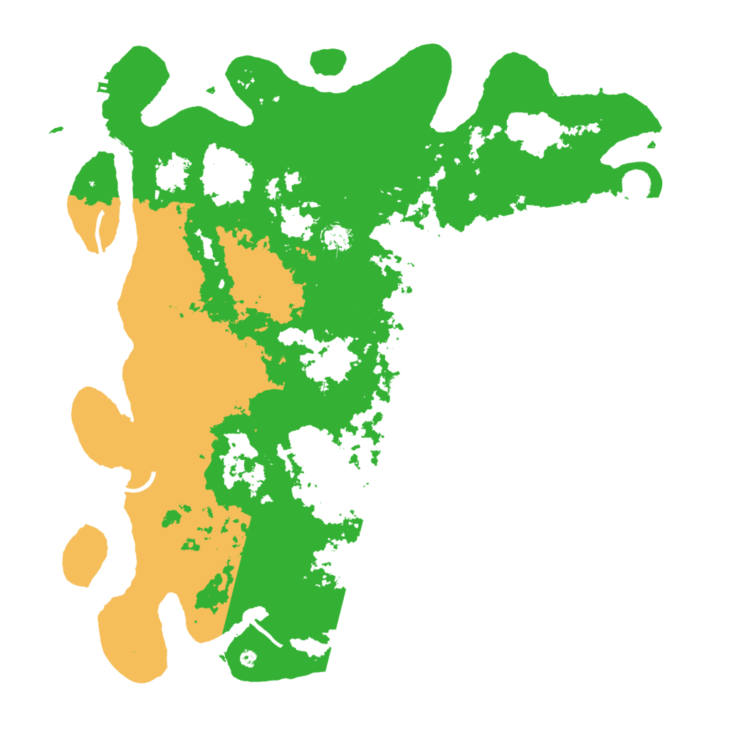 Biome Rust Map: Procedural Map, Size: 4500, Seed: 51950542