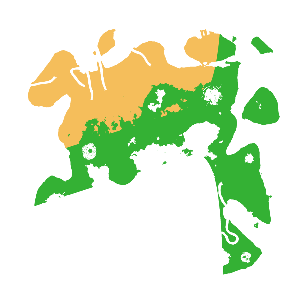 Biome Rust Map: Procedural Map, Size: 3000, Seed: 1006527807