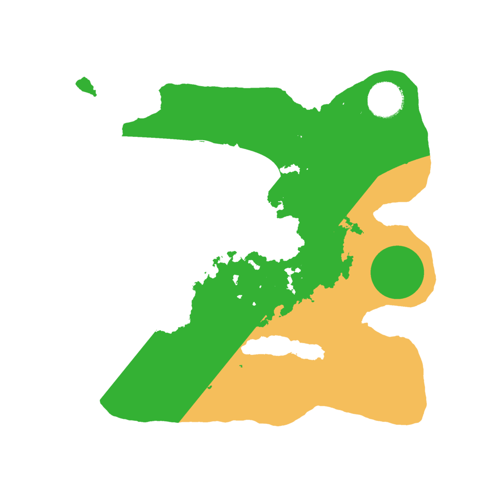 Biome Rust Map: Barren, Size: 2500, Seed: 73623932