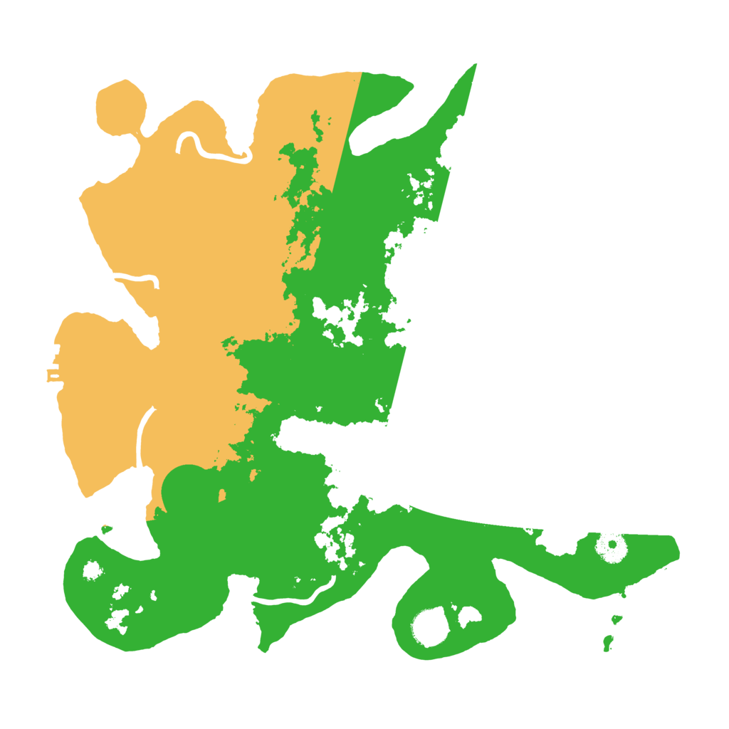 Biome Rust Map: Procedural Map, Size: 3500, Seed: 2352122