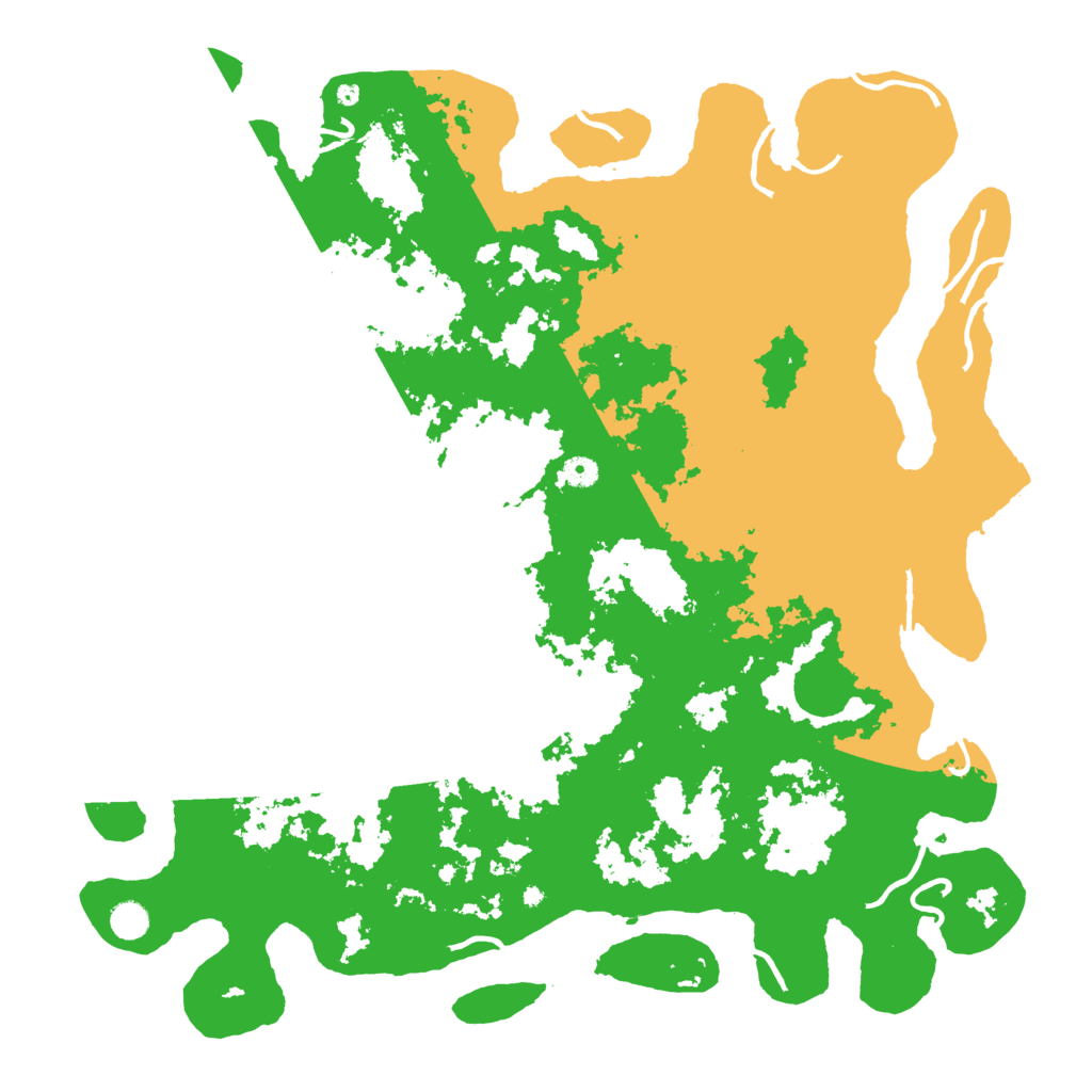 Biome Rust Map: Procedural Map, Size: 5000, Seed: 1408