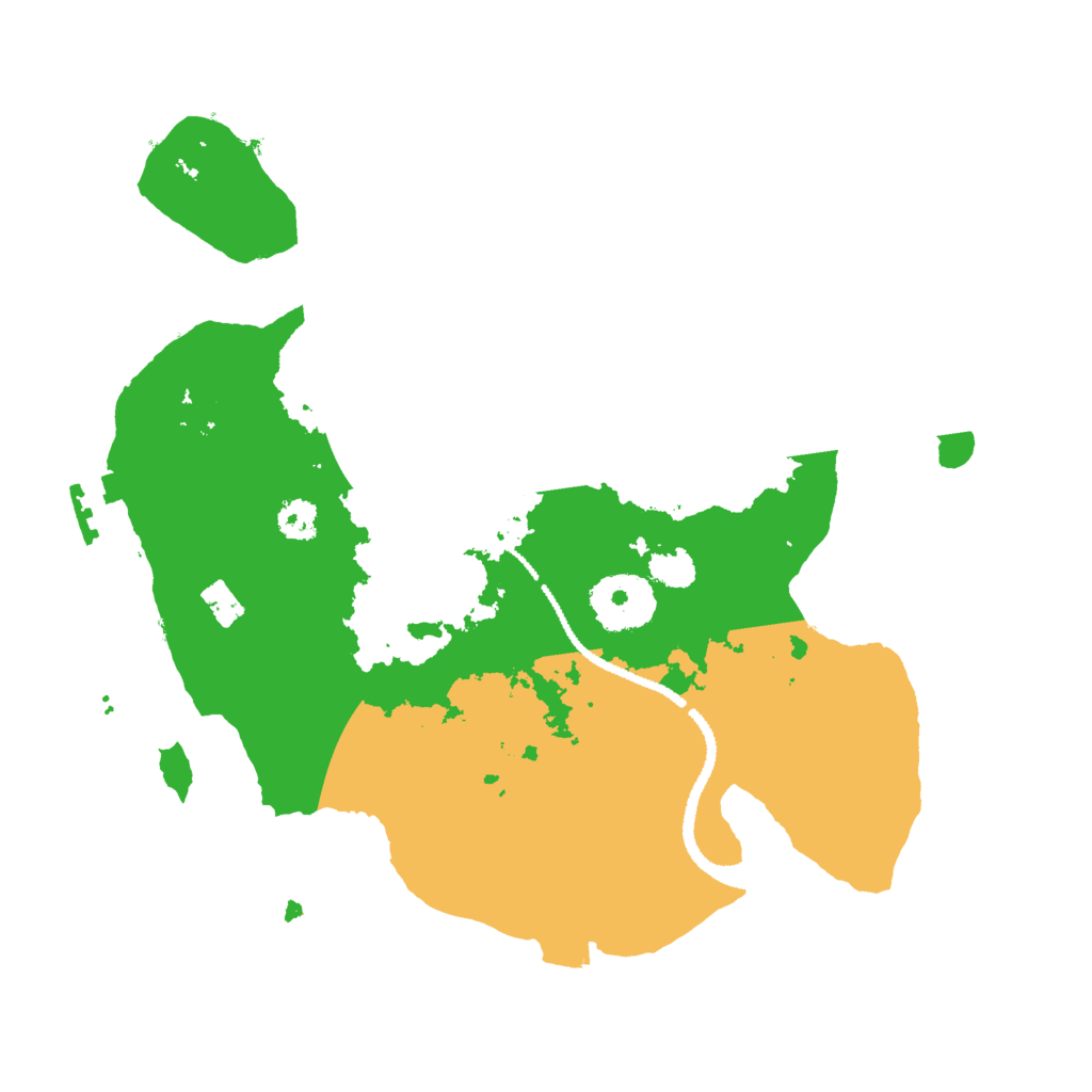 Biome Rust Map: Procedural Map, Size: 2700, Seed: 1488