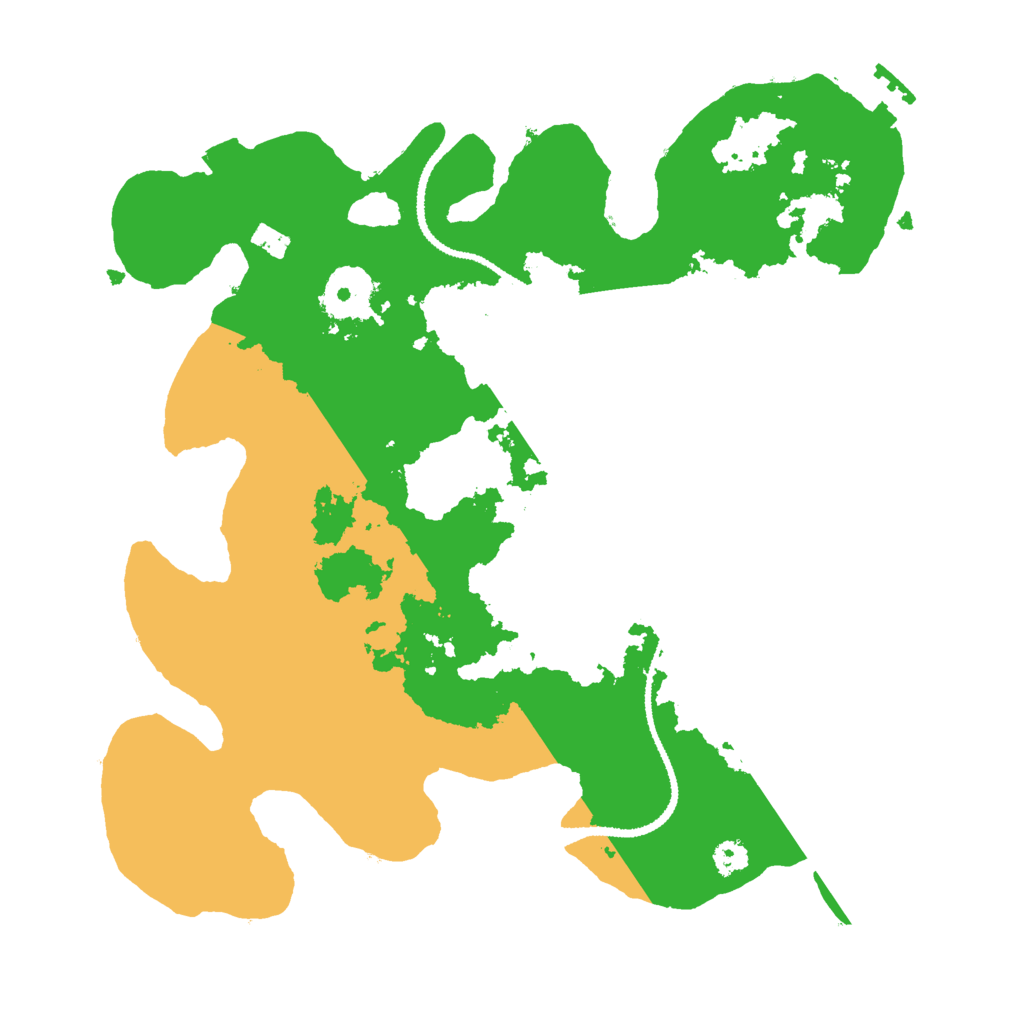Biome Rust Map: Procedural Map, Size: 3000, Seed: 2579408
