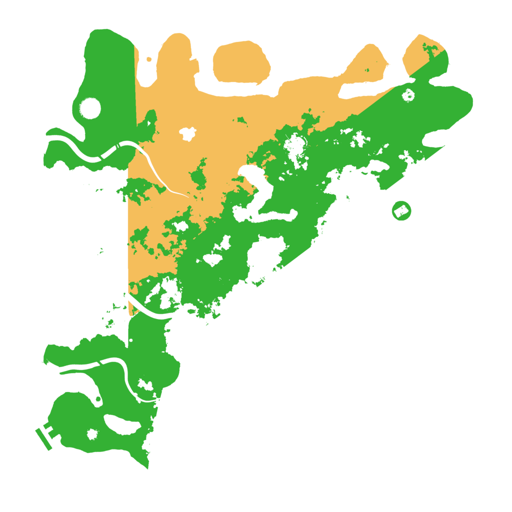 Biome Rust Map: Procedural Map, Size: 4250, Seed: 810412001