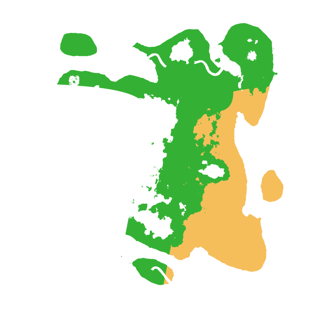 Biome Rust Map: Procedural Map, Size: 3000, Seed: 94666