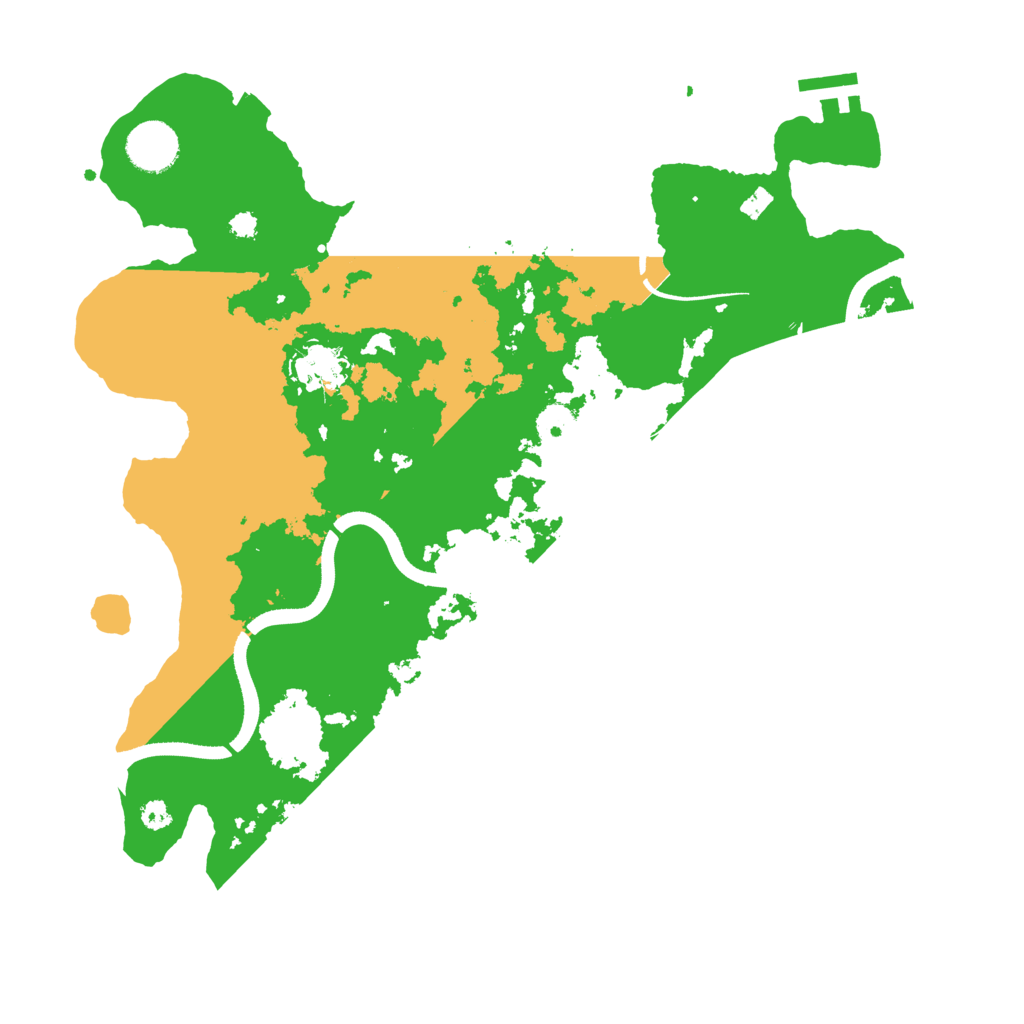 Biome Rust Map: Procedural Map, Size: 3500, Seed: 52837524