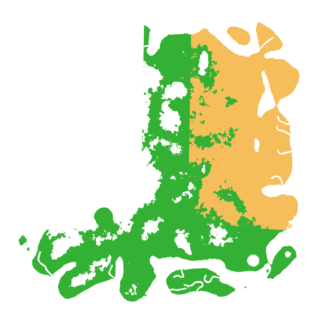 Biome Rust Map: Procedural Map, Size: 4650, Seed: 86234362