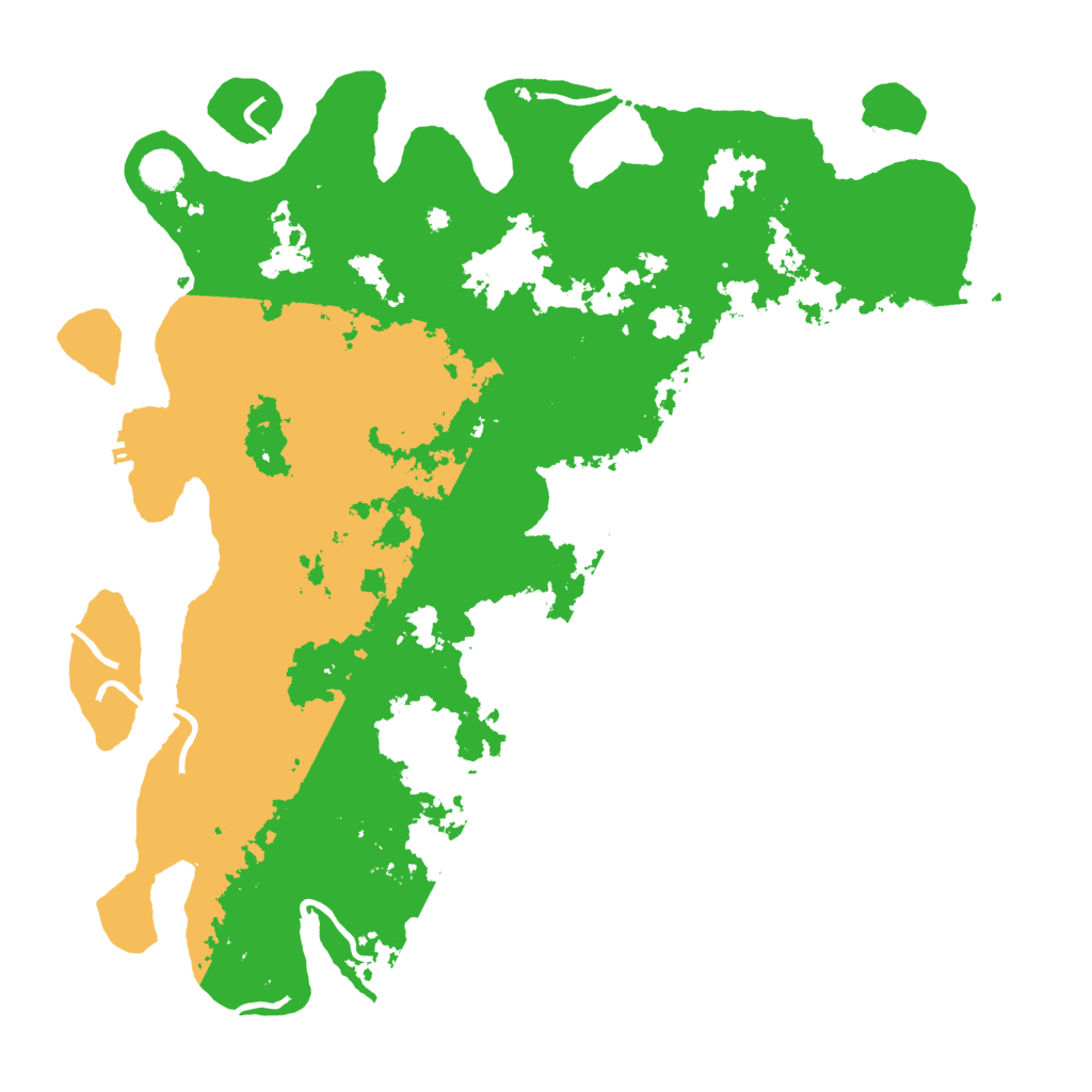 Biome Rust Map: Procedural Map, Size: 4500, Seed: 464841719