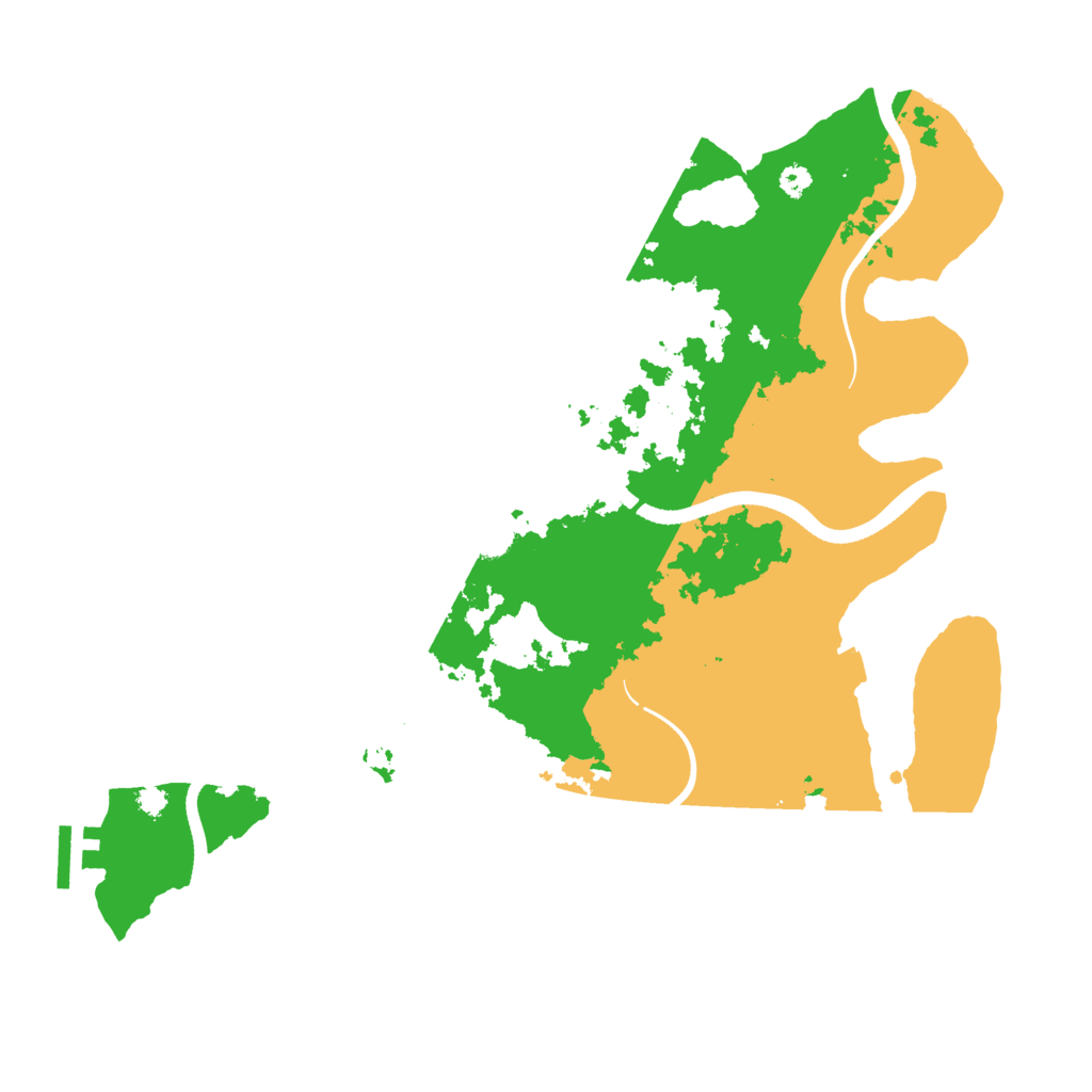 Biome Rust Map: Procedural Map, Size: 3500, Seed: 48026310