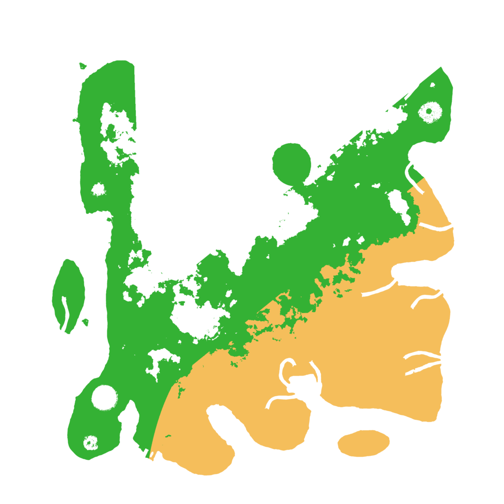 Biome Rust Map: Procedural Map, Size: 3500, Seed: 15324